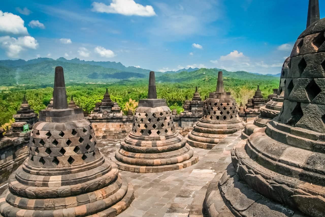 Borobudur Temple in Java