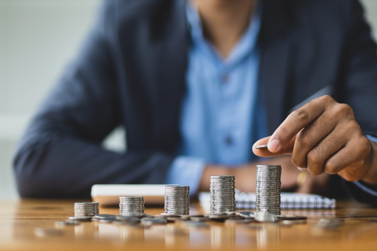 Growth investment success concept and financial planning.